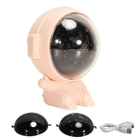 

2024 4.1W Rotatable Night Lamp with Lithium Battery Astronaut Projector Light for Bedroom 5V 1A Pink