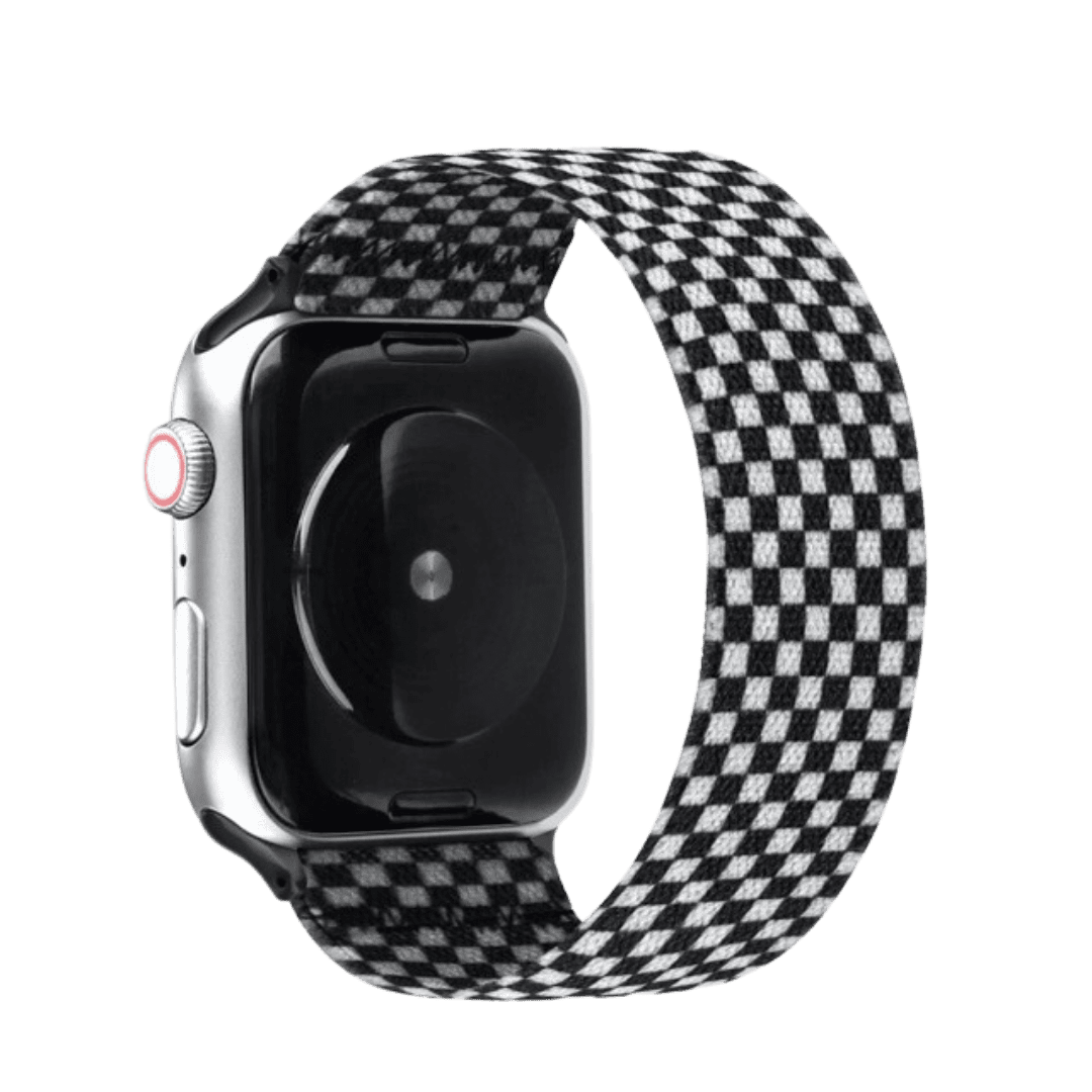 Checkered apple cheap watch band