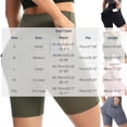 thumbnail image 3 of Ailaofu Womens High Waisted Biker Shorts with Multi Pockets Tummy Control Stretch Workout Shorts Compression Yoga Shorts for Women, 3 of 6