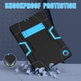 thumbnail image 6 of Dteck for Galaxy Tab A9 Plus Case, Heavy Duty Shockproof Rugged Protective Cover with Kickstand for Samsung Galaxy Tab A9+/Plus 11 Inch Tablet 2023 SM-X210/X216/X218,Black+Blue, 6 of 6