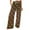 Hot Pink, variant on Womens Dress Pants Women's Retro Printed Fashionable Drawstring Loose Pants High Waisted Casual Pants Wide Leg Pants
