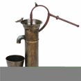 thumbnail image 1 of Luxen Home WHPL1563 Aged Metal Planter & Bird Feeder, Brown, 1 of 1