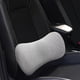 thumbnail image 1 of Cojín de soporte lumbar ergonómico, espuma con memoria, respaldo de silla de oficina, gris claro y gris, 1 of 4