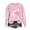 (Fashion 48)Pink, variant on Aimik Women's Football Graphic Print Sweatshirt Crewneck Long Sleeve Loose Casual Game Day Pullover