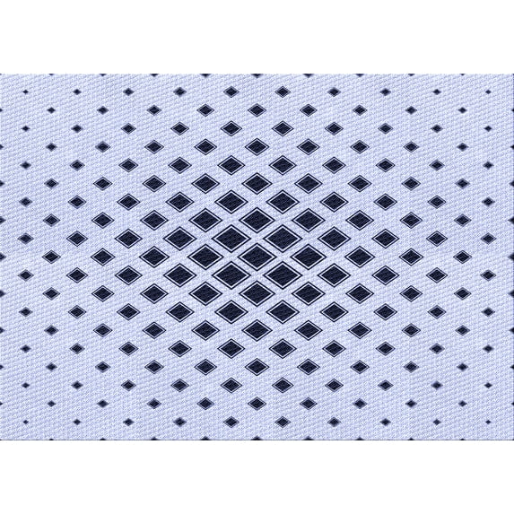Ahgly Company Indoor Rectangle Patterned Lavender Blue Area Rugs, 8' x 10'