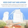 thumbnail image 4 of 6 Piezas Conjunto de Delantal para NiñOs y Gorro Cocinero Cocina Infantil Ajustable Cocinar Pintar, 4 of 5