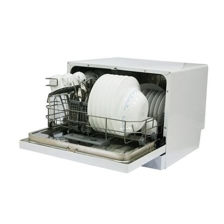 Magic Chef 6 Place Setting Countertop Dishwasher Mcscd6w3