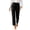 Black 1, variant on Work Pants for Women Wide Leg Ladies Elegant Office Smart Stretch Suit Pants with Pockets Bootleg Yoga Palazzo Tummy Control Jogging High Elastic Waist Bottom Business Workout