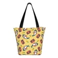 thumbnail image 3 of Fotbe Pineapples Sharks In Hawaiian Pattern Beach Tote,Shoulder Handbag,Spacious Tote Bag,Lightweight Travel Bag,Versatile Shopping Bag, 3 of 9