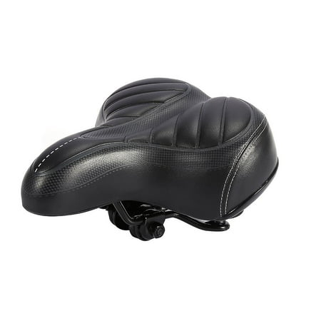 Yosoo Comfortable Bike Seat - Padded Bicycle Saddle with Soft Cushion - Improves Comfort for Mountain Bike, Hybrid and Stationary Exercise