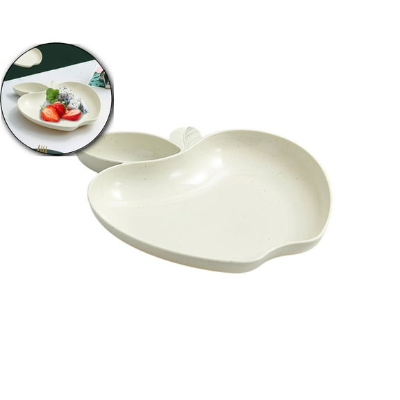 VQPeo Heart Shape Mini Bowls for Dipping Sauces, Unbreakable Wheat Straw Snack Dessert Dishes, Perfect for Sushi, Side Dish, Fruit, Appetizer, Cake