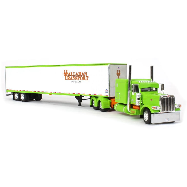 First Gear DCP Diecast Semi Truck Model, 1/64 Peterbilt 389 w/ 53