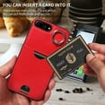 thumbnail image 6 of Allytechgroup Wallet Phone Case for iPhone 8 Plus/7 Plus with Stand, RFID Blocking PU Leather Shockproof Cover with Kickstand & Credit Card Slot Drop Protection for iPhone 8 Plus/7 Plus, Red, 6 of 10
