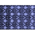 thumbnail image 1 of Ahgly Company Machine Washable Indoor Rectangle Abstract Blue Modern Area Rugs, 2' x 4', 1 of 4