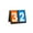 A, variant on YiJuHui 3pcs Digital Portable Table Top Scoreboard Flipper, Multi Sports Score Flip Scoreboard Score Keeper