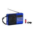 thumbnail image 1 of Radio portátil Alta fiabilidad multifuncional para reproductor de radio de viaje en casa Azul, 1 of 8