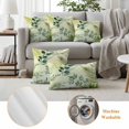 thumbnail image 6 of Spring Leaves Pillow Covers 2 Pack Watercolor Dark Green Leaf Plant Branch Pillowcase Waterproof Outdoor Throw Pillow Cover for Patio Balcony Rectangular Cushion 20”x12”, 6 of 9