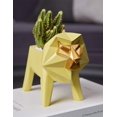 thumbnail image 4 of Arte León macetero estatua artes regalo estatuilla resina escultura decoración 15 cm, 4 of 5