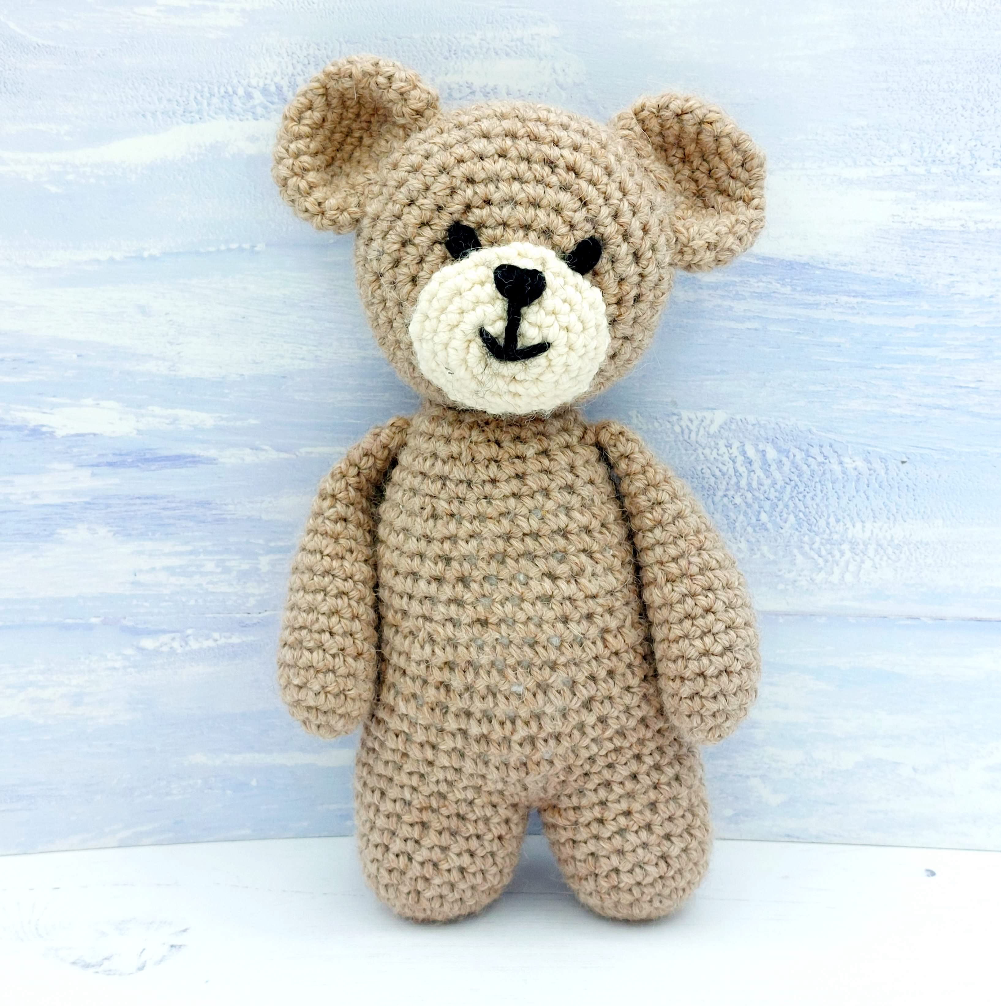 Crochet Kit - Teddy the Bear Complete Beginner Crochet Kit with video tutorials