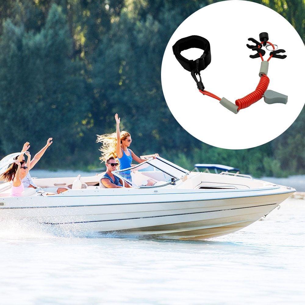 ESTINK Lanière De Sécurité Bateau Moteur Hors-bord 8.5cm, ABS