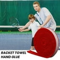 thumbnail image 4 of Anti-slip Tennis Racket Sweatband 1 Roll Tennis Racket Towel 5m Super Sweat Absorbent Thickened Sweat Tape Great Friction Anti-slip Soft Shockproof, 4 of 8