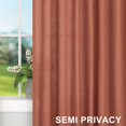 thumbnail image 4 of EcoNesxp 2 Panel Back Pull Pocket Curtain Bohemian Farmhouse Decor 52x84, 4 of 5