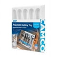 thumbnail image 6 of Camco Adjustable Cutlery Tray - 9-inches to 13-inches - White (43503), 6 of 9