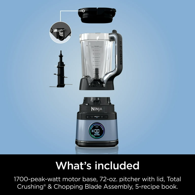 Ninja Detect Power Blender, Crush, Chop, BlendSense Technology, 3