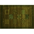 thumbnail image 1 of Ahgly Company Indoor Rectangle Abstract Green Contemporary Area Rugs, 8' x 10', 1 of 1