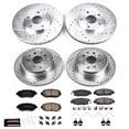 thumbnail image 3 of PowerStop Front and Rear Z23 Evolution Sport Carbon-Fiber Ceramic Brake Pad and Drilled & Slotted Rotor Kit Fits: LEXUS Select Models K1078, 3 of 10