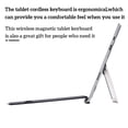 thumbnail image 4 of Remplacement pour Microsoft Surface Pro 3/4/5 Tablette Bluetooth Sans Fil Magnétique Clavier Ergonomique Xinxinyy, 4 of 9