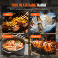 thumbnail image 3 of Grillers Instant Read Meat Thermometer for Grill and Cooking, Best Waterproof Ultra Fast Thermometer with Backlight & Calibration, Digital Food Probe for Kitchen, Outdoor Grilling and BBQ, 3 of 7