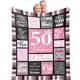 thumbnail image 1 of LHSHID 75th Birthday Gifts for Women Blanket 75th Birthday Decorations for Women Best Gifts for 75 Year Old Woman Happy 75th Birthday Ideas for Mom Grandparents Throw Blanket 30"x40", 1 of 7