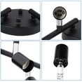 thumbnail image 6 of Aototen 8-Head Track Lighting Kit: Flexible, Rotatable GU10 Spotlights with Multi-Directional Arms (Black), 6 of 7