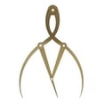 thumbnail image 1 of Stainless Steel Eyebrow Ruler, 3 Point Positioning Brow Caliper, Clear Scale, Convenient Tool for  Artists, 1 of 7