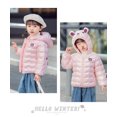 thumbnail image 5 of WIBACKER Winter Down Coats for Toddler Boys Girls Light Puffer Padded Jacket Bear Hoods Baby Outerwear, 5 of 11