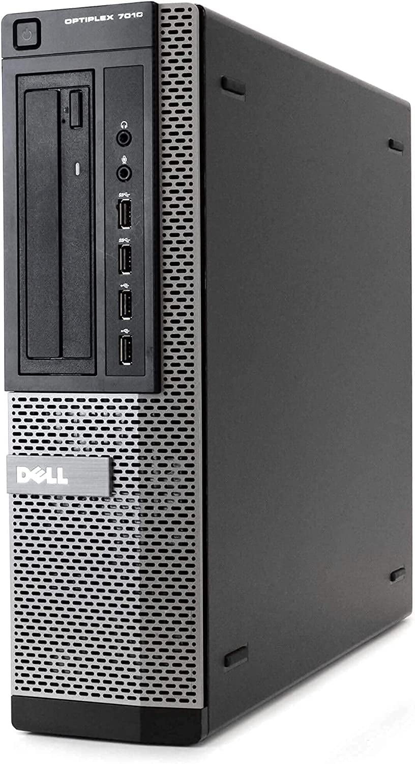 DELL Optiplex 7010 Desktop Computer PC, Intel Quad-Core i5, 240GB SSD, 8GB  DDR3 RAM, Windows 10 Pro, DVD, WIFI, New 24in Monitor, RGB Keyboard and 