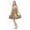 Beige Animal, variant on Women’s Printed Satin Chemise Nightgown, Adjustable Strap Silky Slip Nightie Sleepwear