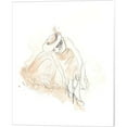 thumbnail image 3 of Metaverse June Erica Vess 'Blush & Grey Fashion A' Canvas Art (Set of 2), 3 of 4