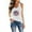 White, variant on DailyTrove Women's American Flag Graphic Sleeveless Tank - Casual V-Neck Top, Patriotic for Holidays & Outings