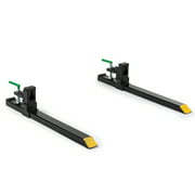 Titan Attachments 30" Light-Duty Clamp-On Pallet Forks Rate 1500 LB Loader or Skid Steer