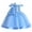 Sky blue, variant on HuaAngel Girls Beaded Floral Embroidery Long Ribbon Pageant Princess Dress X192 Sizes 4-10