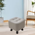 thumbnail image 1 of Elodie Petit Tabouret Chaise pour Changer de Chaussures pour Canapé Entrée Porte Gris, 1 of 8