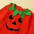 thumbnail image 7 of MuXiKeJi Clothes Halloween Pumpkin Bodysuit Toddler For Cute Baby,Halloween Pumpkin Outfit Toddler 2025, Unisex Kids Sets For Boys Girls,Halloween Clothes Romper Tops Hat Footies, 7 of 7