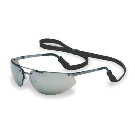 North By Honeywell Silver Mirror Safety Glasses, Scratch-Resistant, 11150804