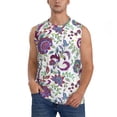 thumbnail image 2 of Picia Fairy Flower mens Cotton Tank Undershirts , Moisture-wicking Ribbed Tanks, Lightweight Cotton Tank Undershirts-3X-Large, 2 of 8