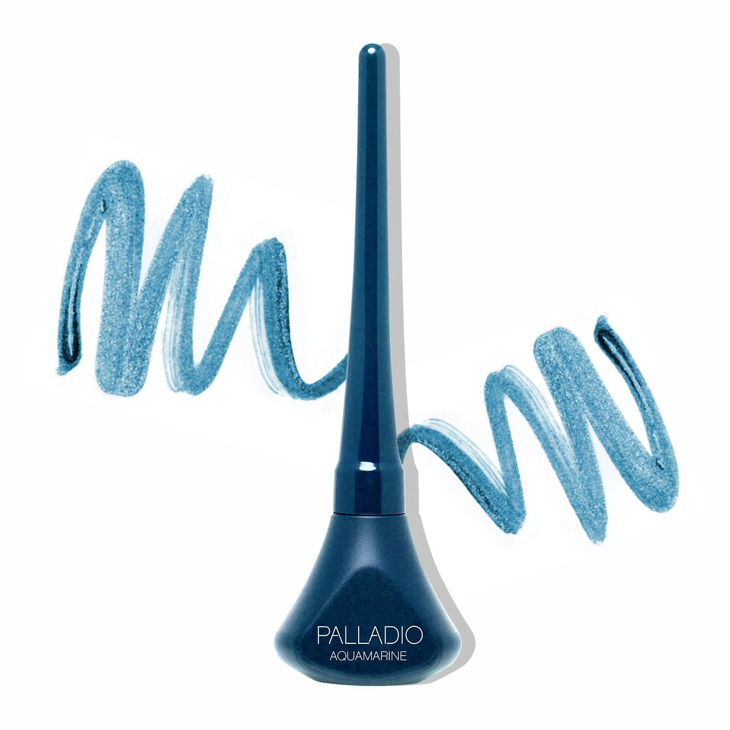 Palladio Liquid Eyeliner, Aquamarine, Highly Pigmented and Waterproof Eyeliner, For Intense Eye