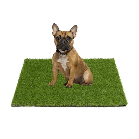 Alfombrilla de césped artificial para perros SHACOS, 51 x 64 cm, reutilizable