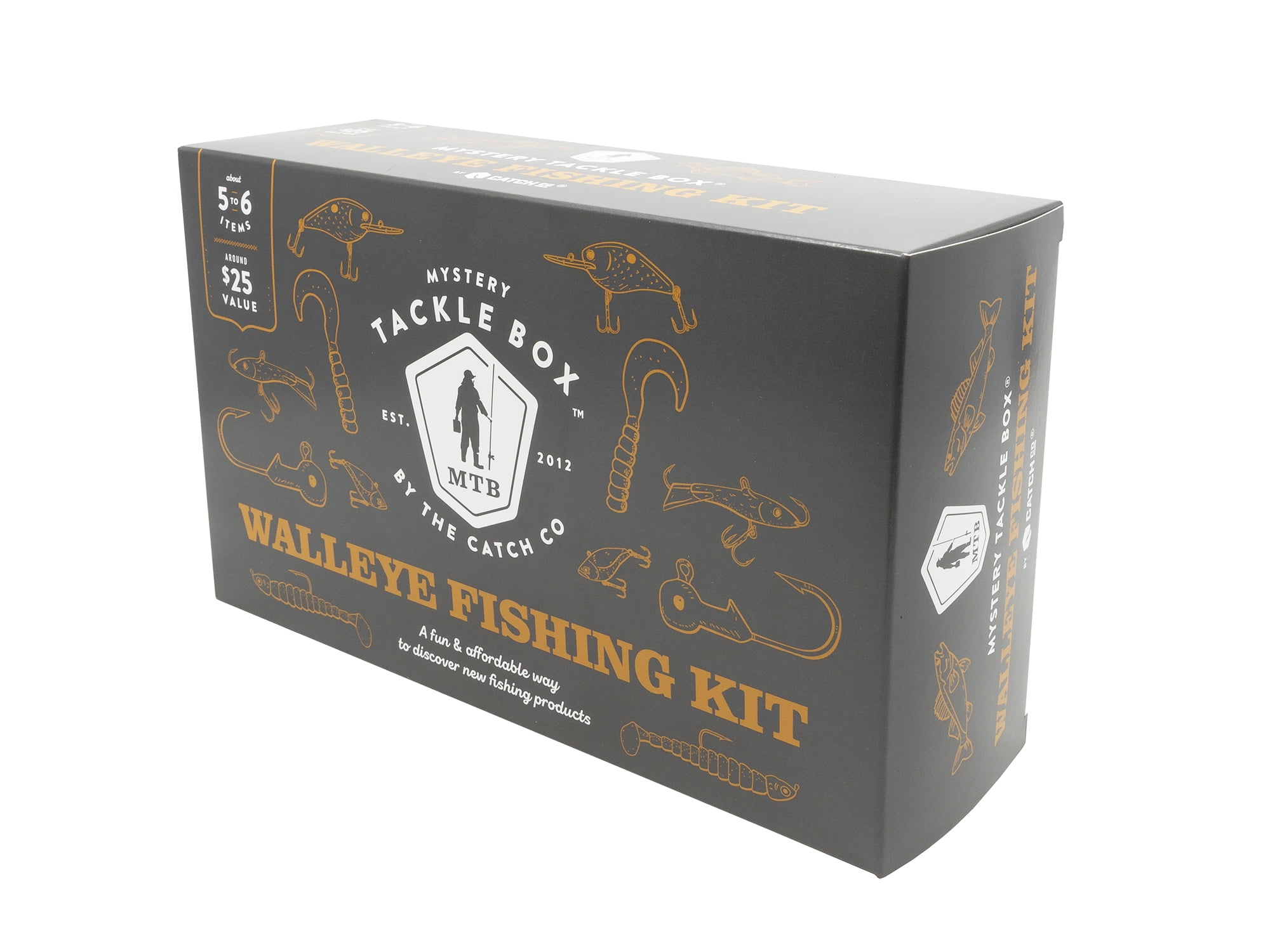 Mystery Tackle Box Fishing Kit Walleye