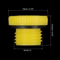 thumbnail image 2 of Tapones de sujeción M14x1.5 de Uxcell, tapón de extremo hexagonal roscado macho de plástico, paquete de 6, 2 of 5